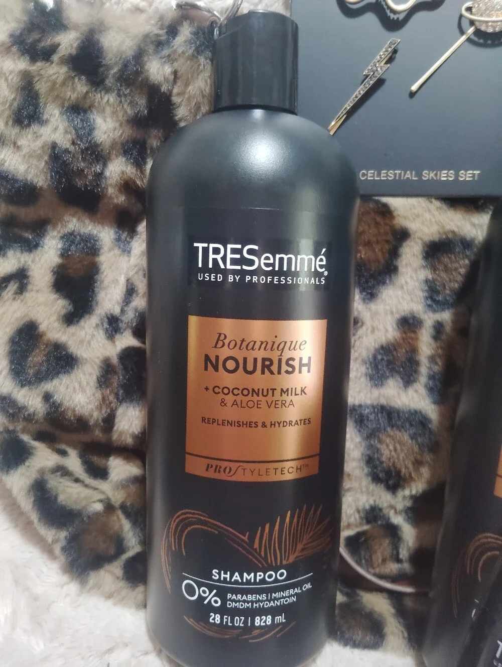 BUNDLE Of 7!! Hair Care, Accessories, Flat Iron, And Leopard Shoulder Bahlg